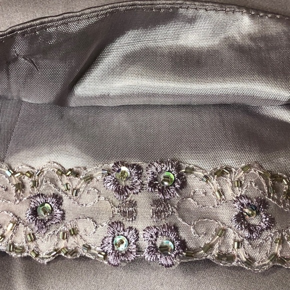 New OCCASIONS JUST SEPARATES Lavender Satin 2-Piece Strapless Skirt Set- Size 10 - Picture 3 of 14